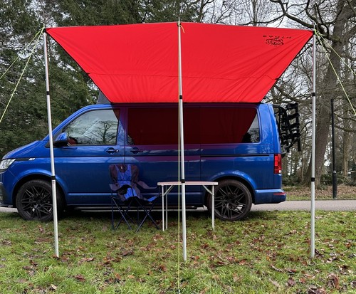 Campervan caravan awning sun - campervan,