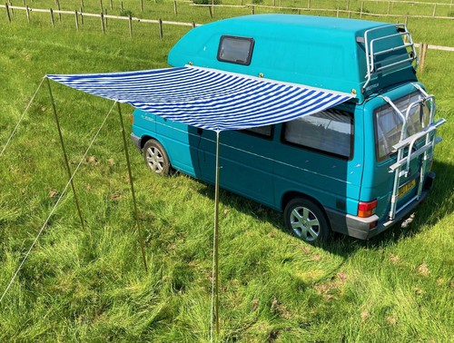 Campervan caravan awning sun - campervan,