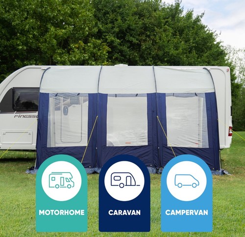 Ontario porch awning - porch, blue