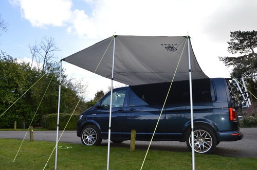 Campervan caravan awning sun - caravan,