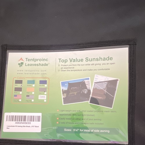 Sunshade awning side - awning,