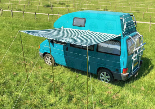 Campervan caravan awning sun - campervan,