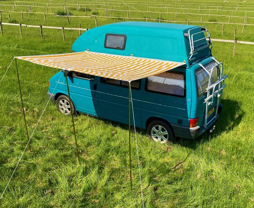 Campervan caravan awning sun - caravan,
